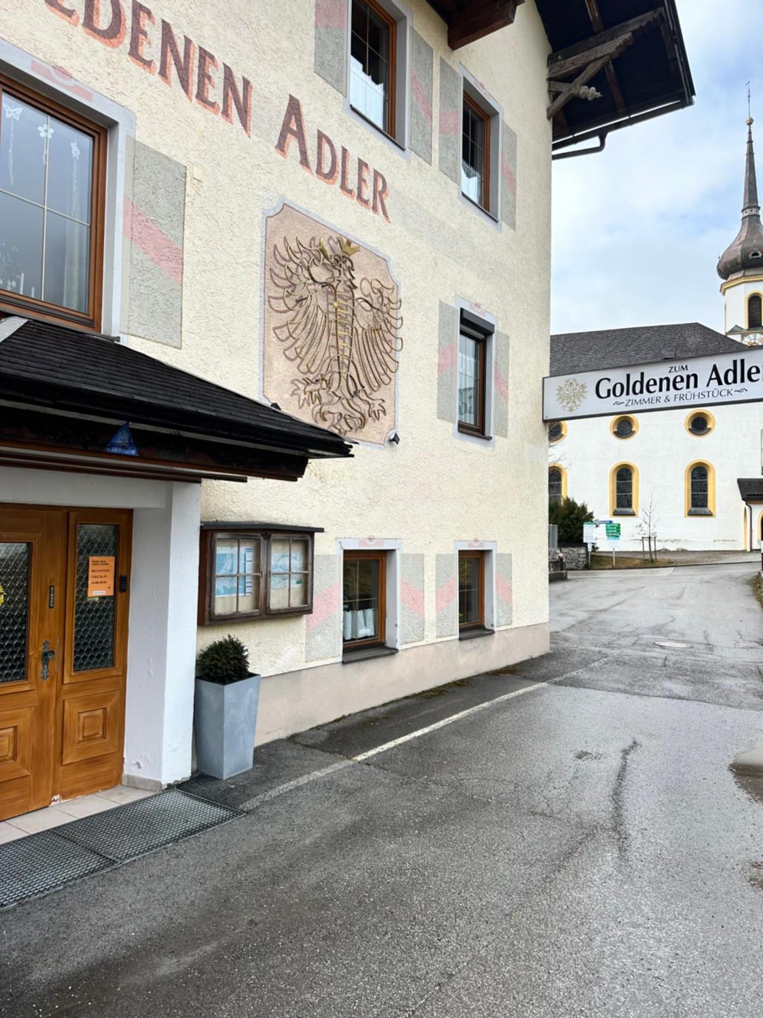 Bed and Breakfast Goldener Adler Scharnitz Zewnętrze zdjęcie